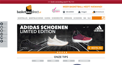 Desktop Screenshot of basketballdirect.nl
